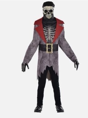 Illusion Pirate Boys Girls Halloween Costume Size CHILD XL 14-16